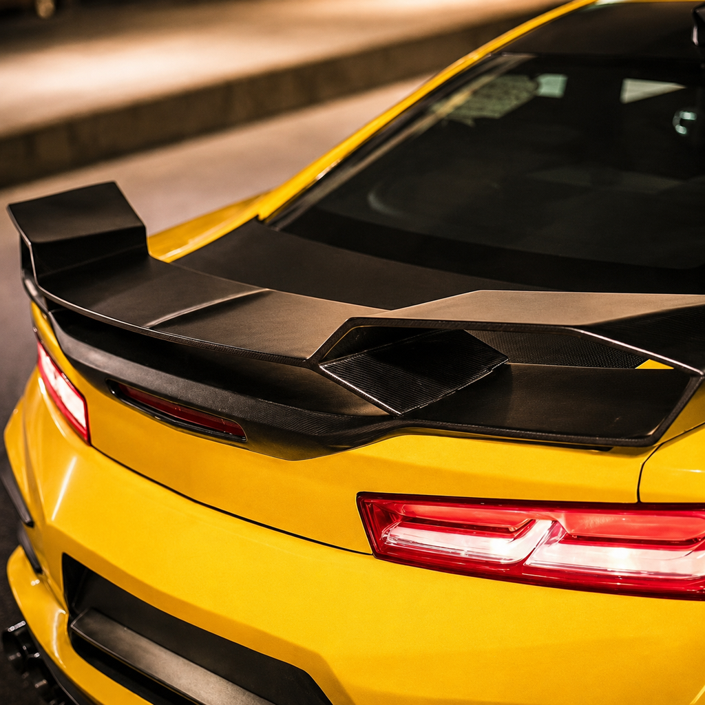 Dry Carbon Fiber Rear Spoiler Wing for Chevrolet Camaro 6 ZL1