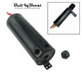 Universal Large 7.5 oz Oil Catch Can Reservoir Tank with Mount Bracket