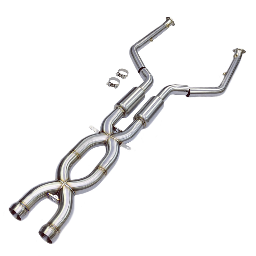 IRL E9x Double X Pipe