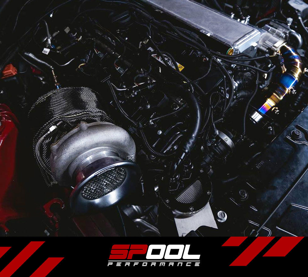 Spool Performance Billet Manifold A90 Supra 2 Port Top Mount Turbocharger Kit