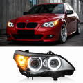 Led Headlights for BMW 5 Series E60 E61 Sequential DRL Projector Headlamp