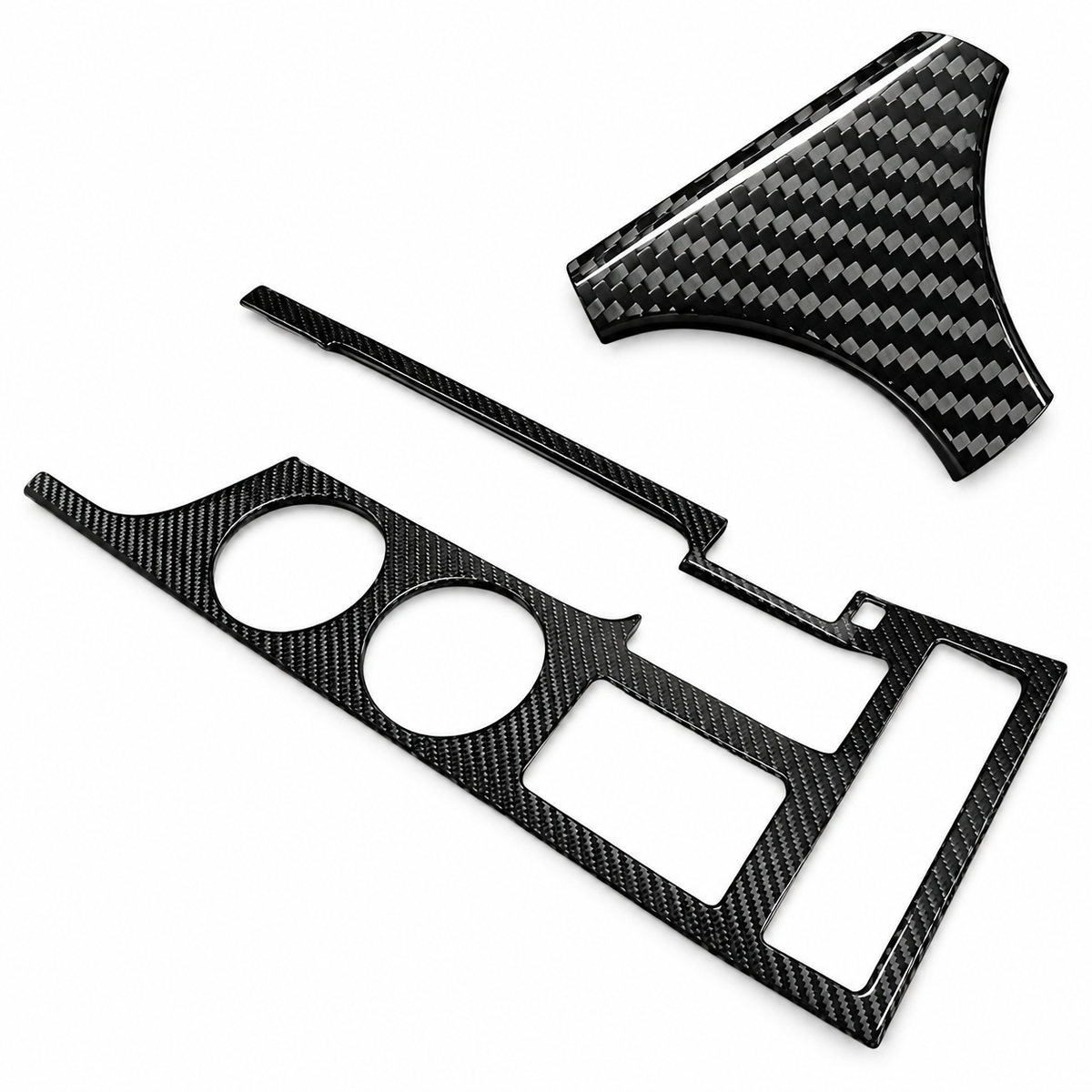 Carbon Fiber Rear Bumper Trim for Lexus RC200t RC300h RC300 RC350 F Sport