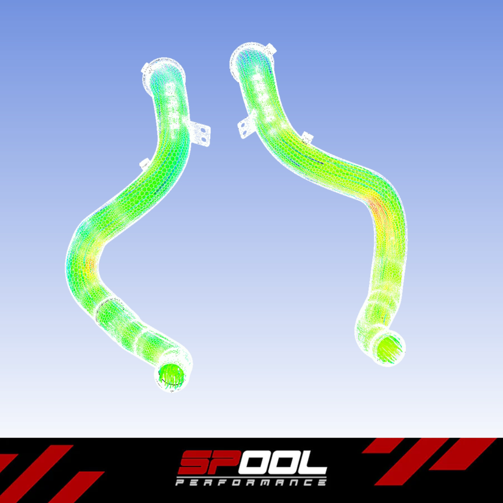 Spool AMG M177 C63 Downpipes [Upgraded Race Downpipes]