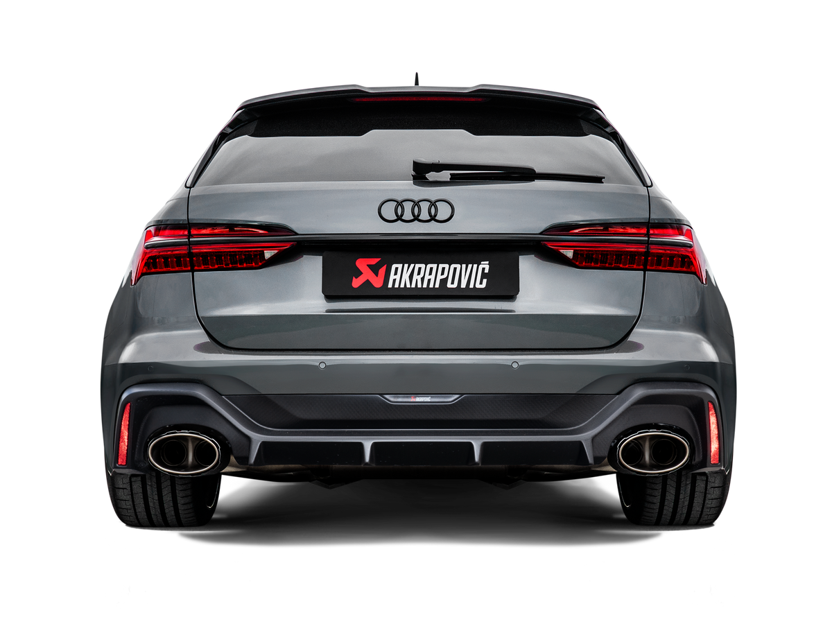 Akrapovic 2023 Audi RS6 Avant (C8) Evolution Line Cat Back (Titanium) (Req Link Pipe Set) S-AU/T/2H