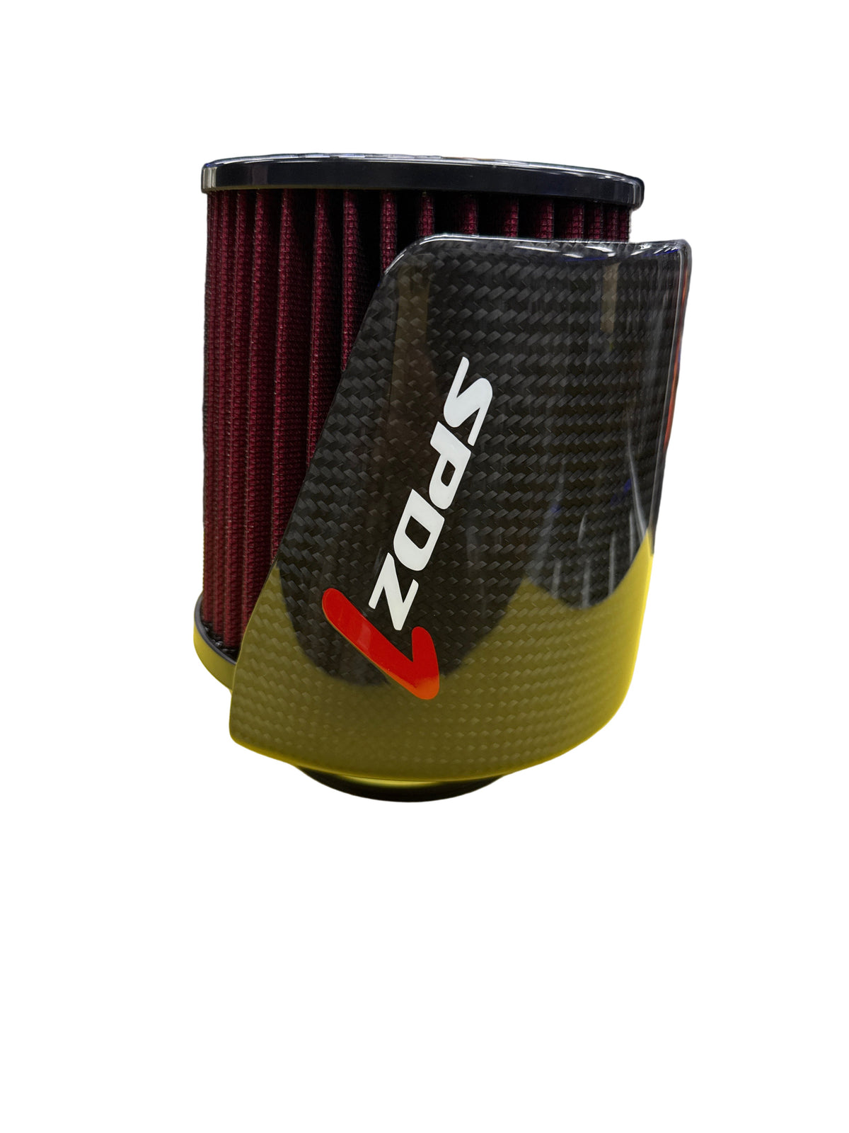 SPDZ1 Carbon Cover High Velocity 3" Inlet Intake Filter by Speedzone Performance LLC