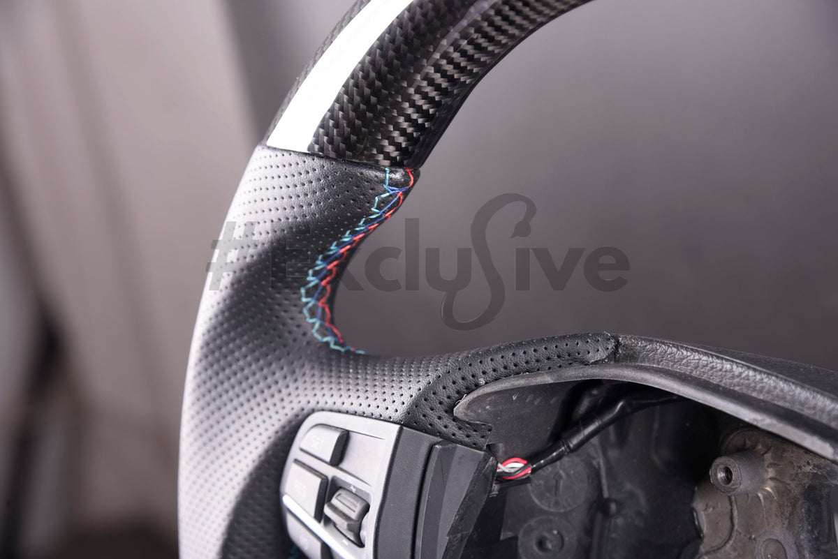 2008-2018 BMW 5 6 7 Series Non-M | F01 F02 F06 F07 F10 F12 Custom Steering Wheel by Exclusive Steering