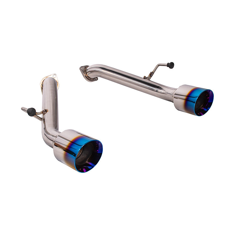 2023-Present Nissan 400Z RZ34 Muffler Delete Axle Back Dual Burnt Tips Exhaust by EOS Exhaust