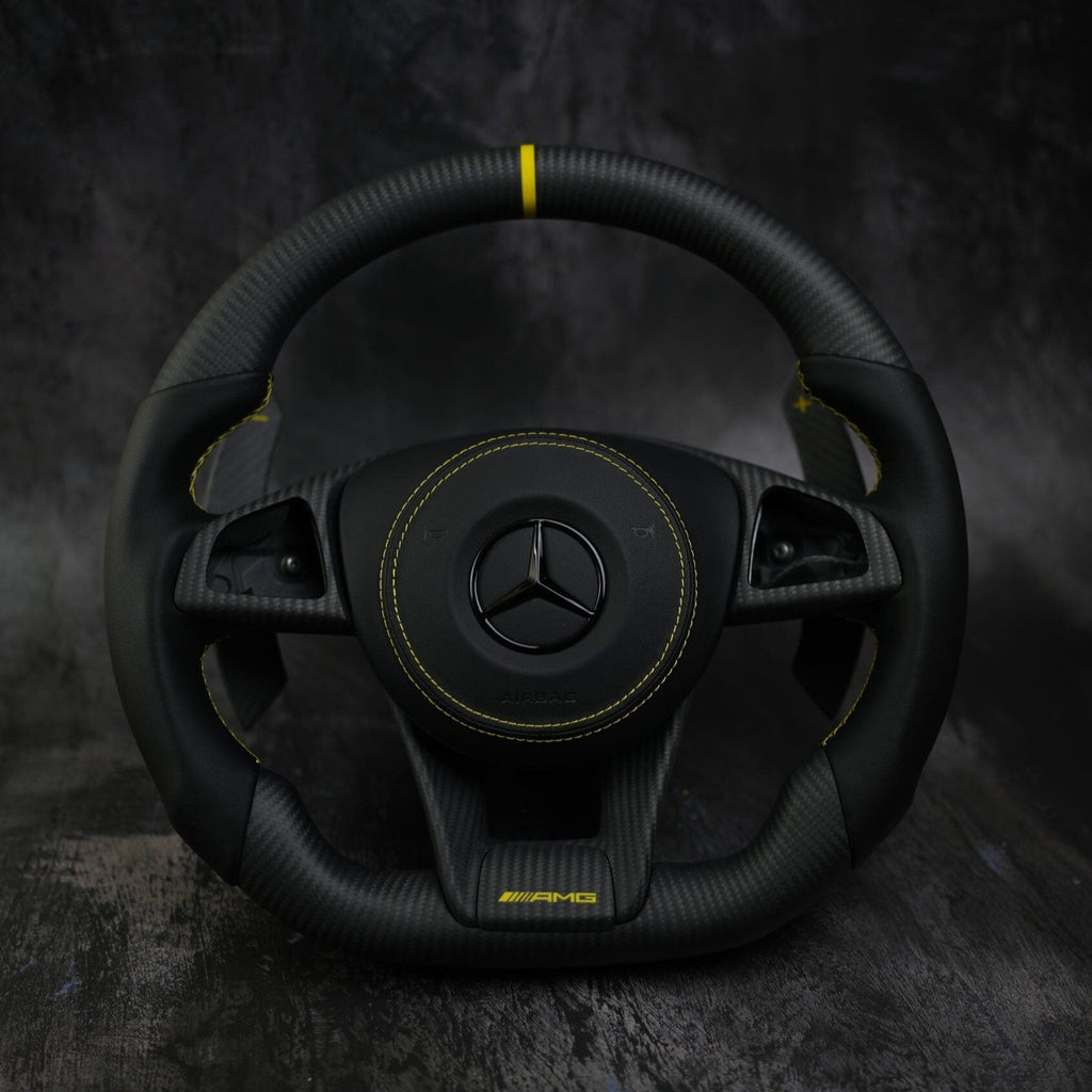 2015-2018 Mercedes Benz AMG | Retrofit for older/ non-AMG Models Available Custom Steering Wheel by Exclusive Steering