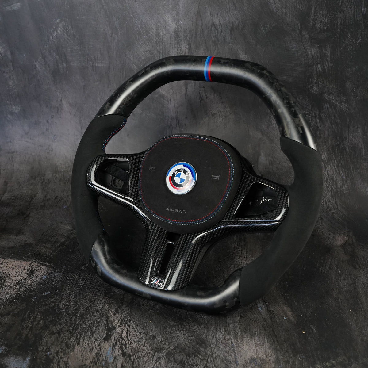 2016+ BMW 1 2 3 4 5 7 8 X3 X4 X5 X6 X7 Z4 M Sport  | F40 F44 G01 G02 G05 G06 G07 G11 G12 G15 G16 G20 G21 G22 G23 G29 G30 G32 G33  Custom Steering Wheel by Exclusive Steering