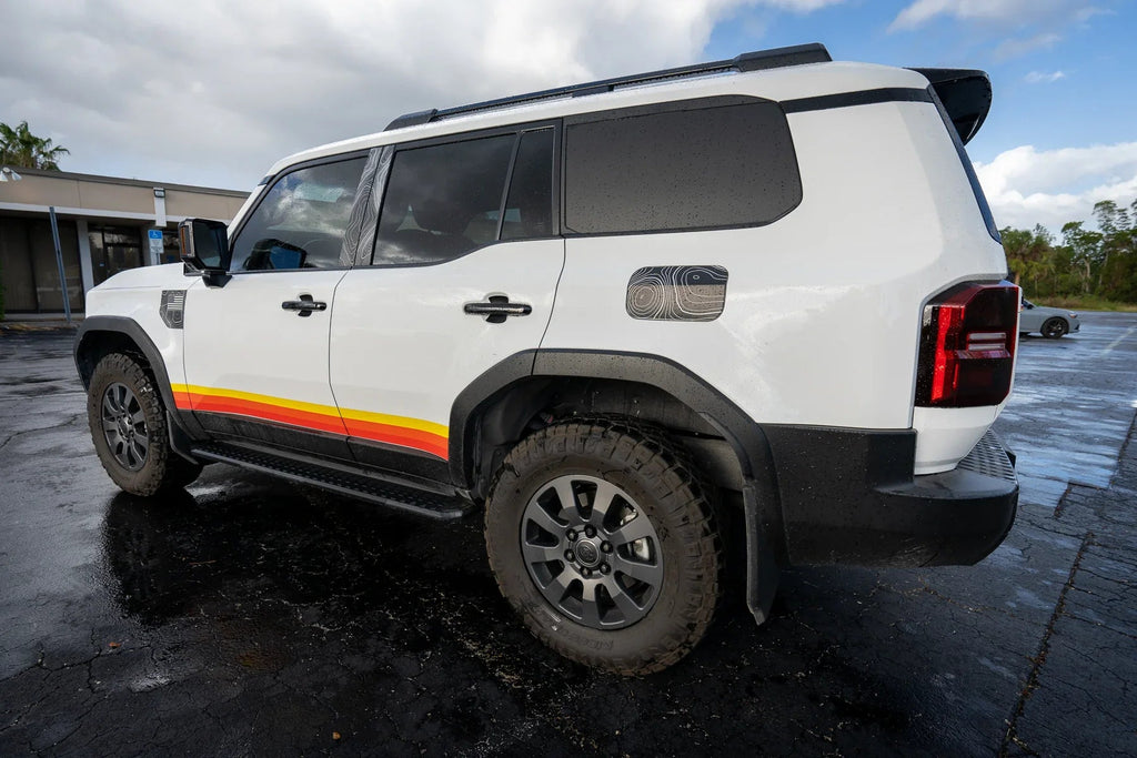 Side Window Blackout Overlays - 2024+ Land Cruiser