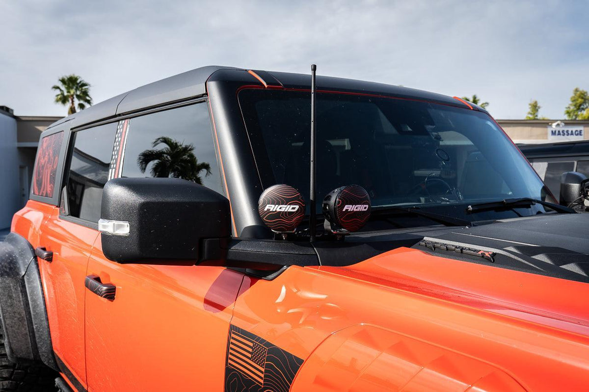 Topo Hardtop Side Window Overlays - 2021+ Bronco 4 Door