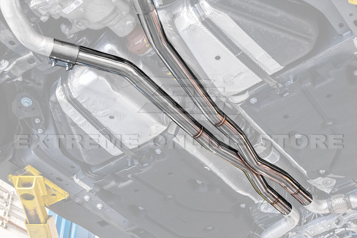 2015-Present Ford Mustang GT Straight Mid Pipe Exhaust