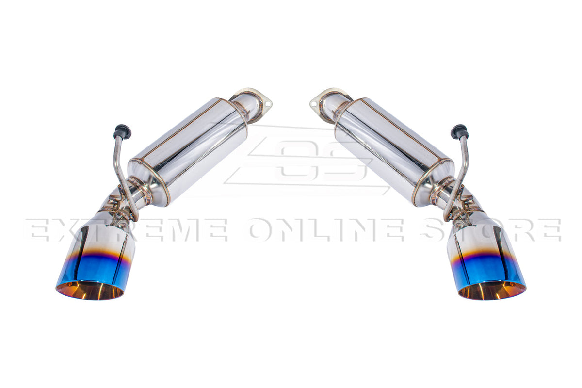 2008-2013 Infiniti G37 Coupe Muffler Axle Back Burnt Tips Exhaust