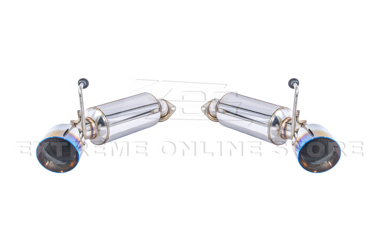 2008-2013 Infiniti G37 Coupe Muffler Axle Back Burnt Tips Exhaust