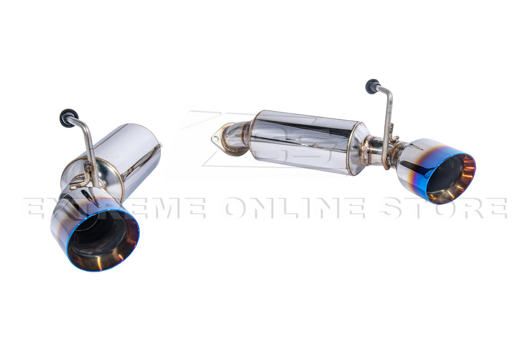 2014-2016 Infiniti Q60 Muffler Axle Back Burnt Tips Exhaust