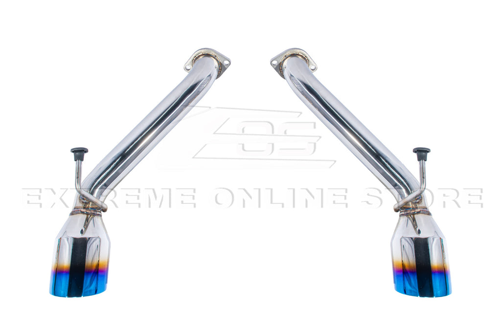 2008-2013 Infiniti G37 Coupe Muffler Delete Axle Back Burnt Tips Exhaust