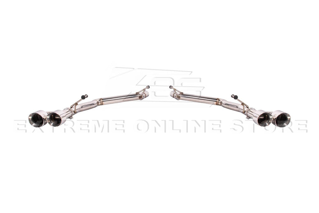 2024-Present Ford Mustang GT Muffler Delete Axle Back Quad Tips Exhaust