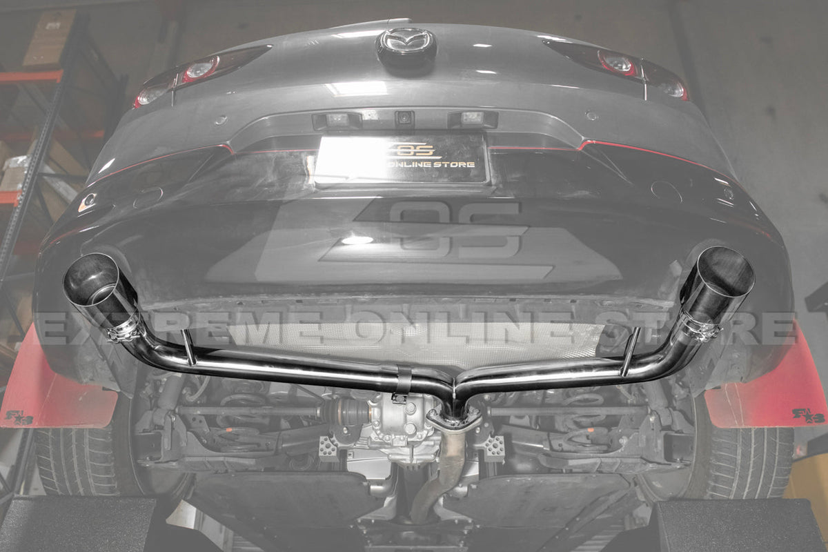 2019-Present Mazda 3 Hatchback | CX-30 Muffler Delete Burnt Tip Axle Back Exhaust