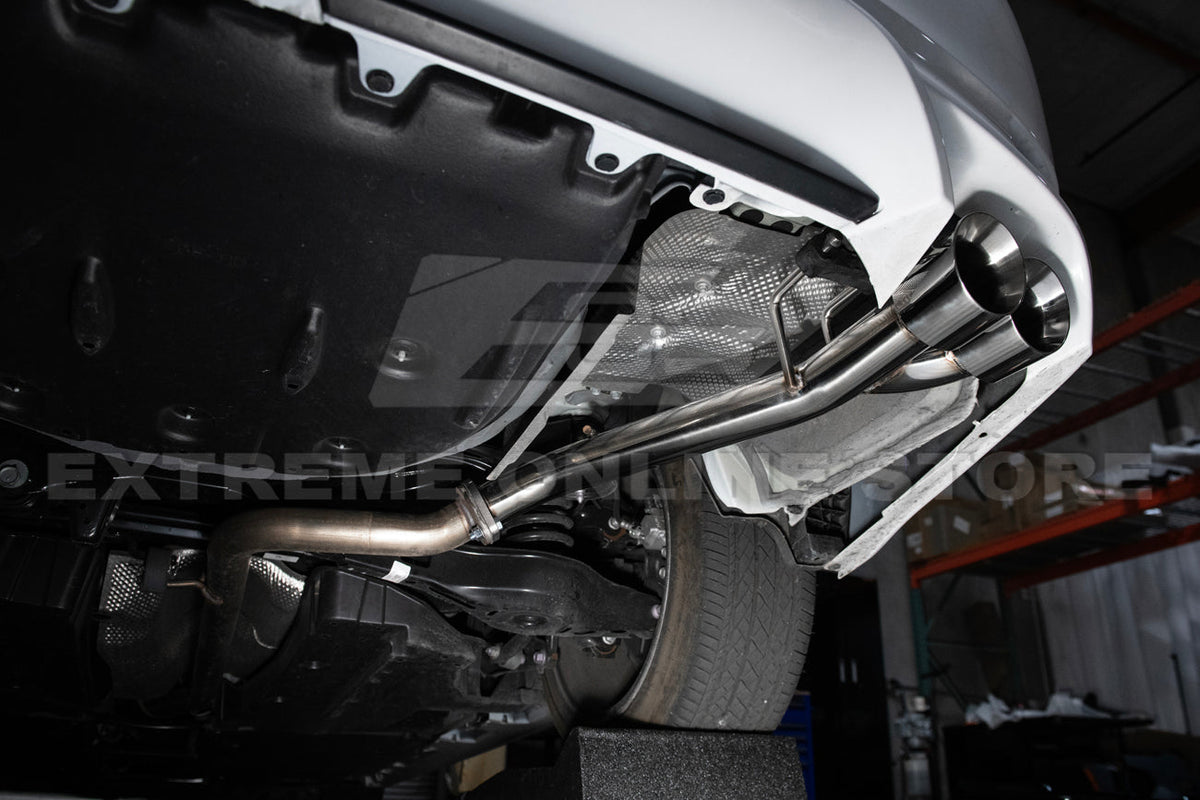 2018-2024 Toyota Camry SE Muffler Delete Single Exit Axle Back Burnt Tips Exhaust