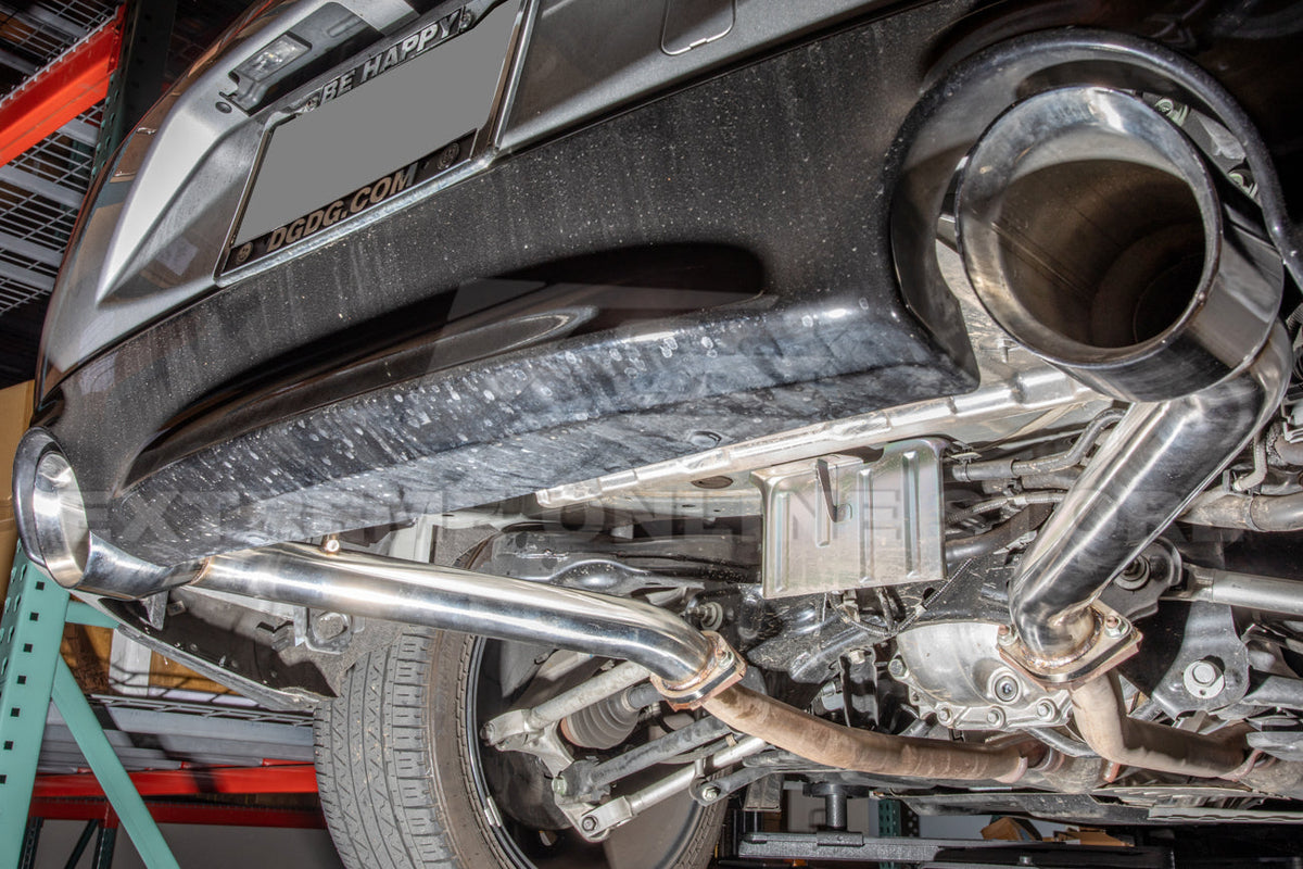 2017-Up Infiniti Q60 Muffler Delete Dual Tips Exhaust
