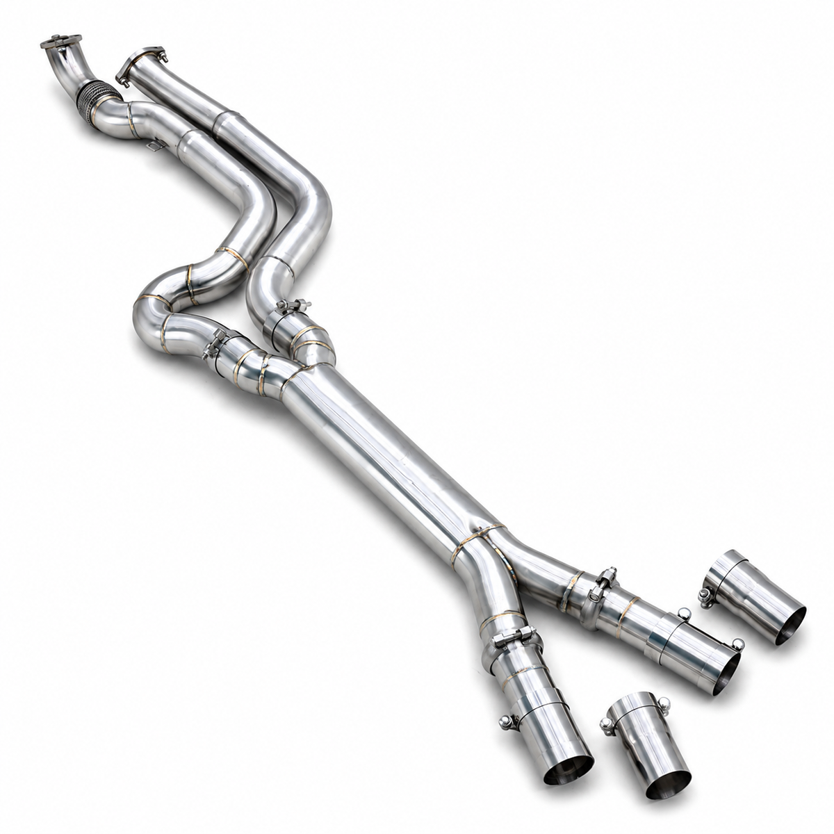 304 Stainless Exhaust System FTM Midpipe for BMW G80 G82 G83 M3 M4
