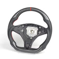 Real Carbon Fiber Sport Steering Wheel for Tesla Model S 2014–2020 & Model X 2016–2020 Black Leather Heated
