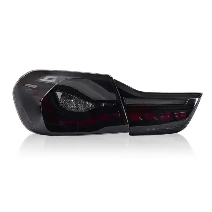 OLED GTS Style Taillights for BMW 4 Series F32 F82 2012-2018 Red Smoked
