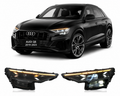 LED Headlights for Audi Q8 2019–2023 Plug-and-Play Headlight Assembly