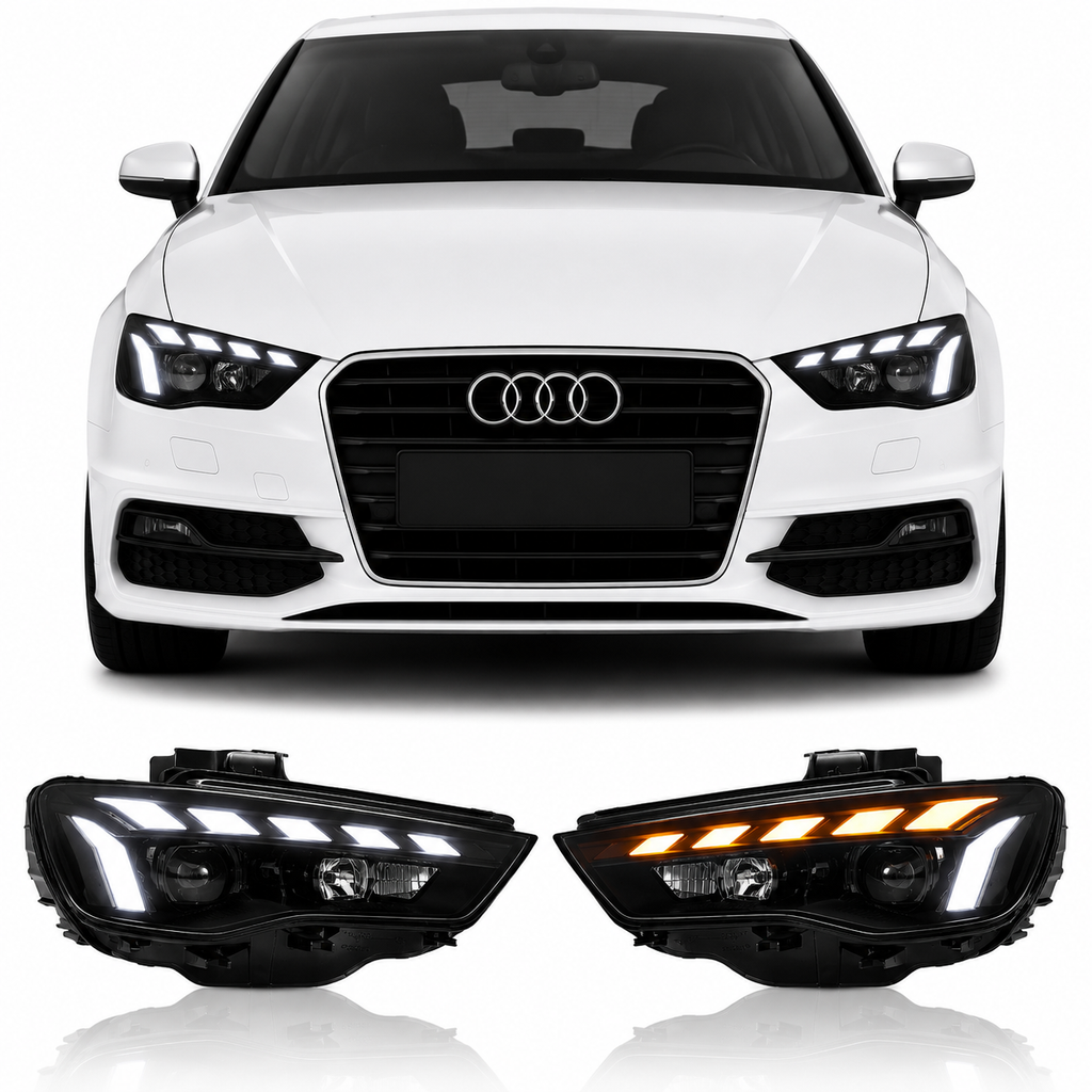 High-Performance LED Headlights for Audi A3 8V 2013-2016