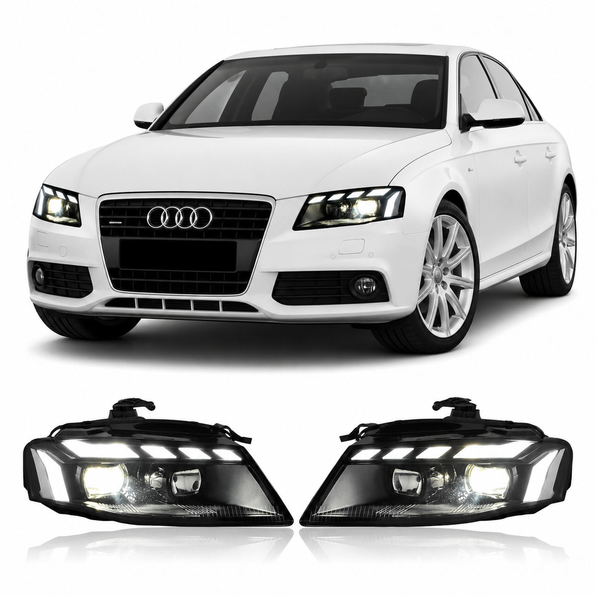 Snake Eye LED Headlights for BMW F10 5 Series 2011-2017