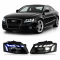 RS Style LED Headlights Assembly for Audi A5 (2008–2012)