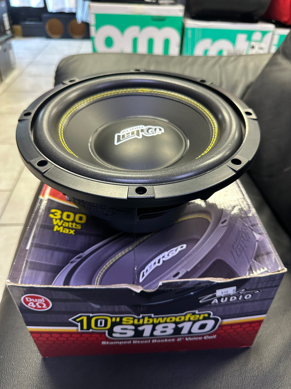 Audio Legion S1810 10" Subwoofer Dual 4 Ohm - High Output Bass Speaker by Speedzone Performance LLC