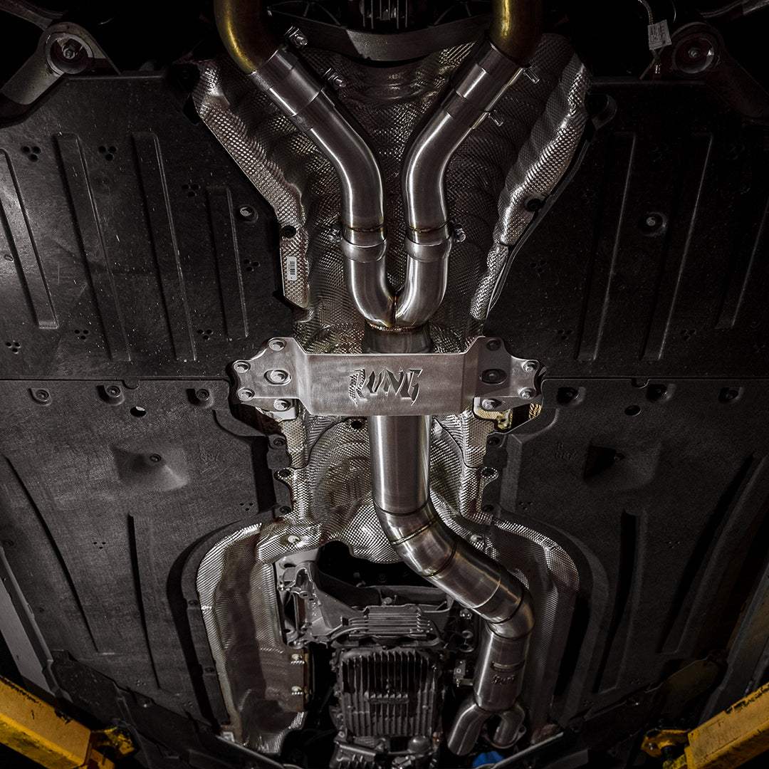 Rvng 4.5” Single Mid pipe (G80 M3/G82M4/G87M2) by Rvng RaceWorks