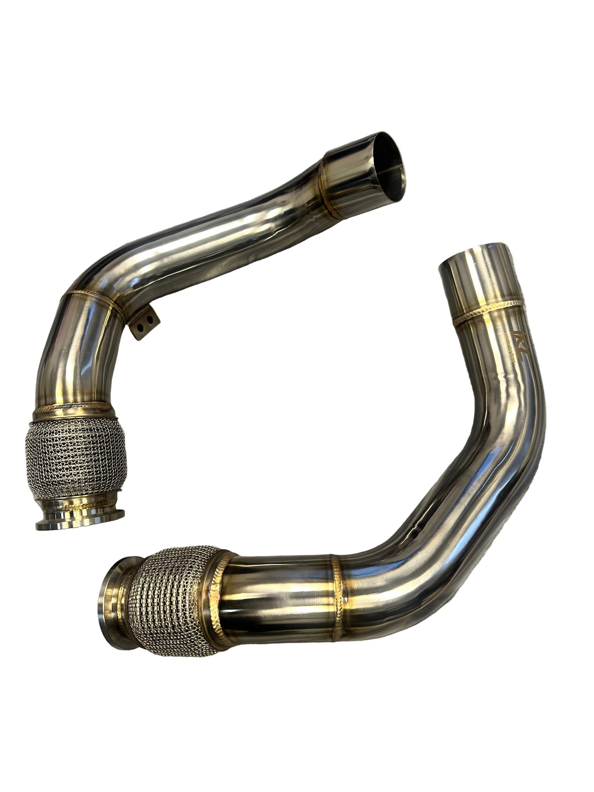 IRL F95 F96 S63 Maxflow Secondary Downpipes by IRL LLC