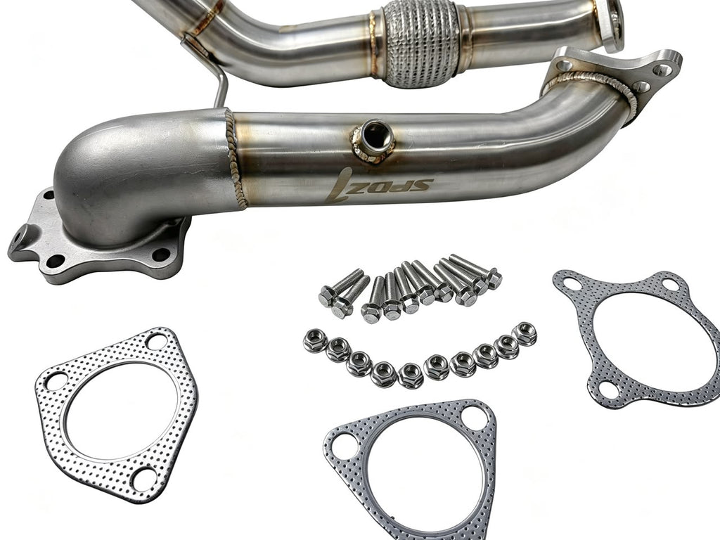 SPDZ1 2.75″ Catless Downpipe+Front Pipe For Honda Civic 1.5t Turbo EX LX SI 2016-2022 ***PREORDER ITEM, NEXT DELIVERY EARLY NOVEMBER 2026***