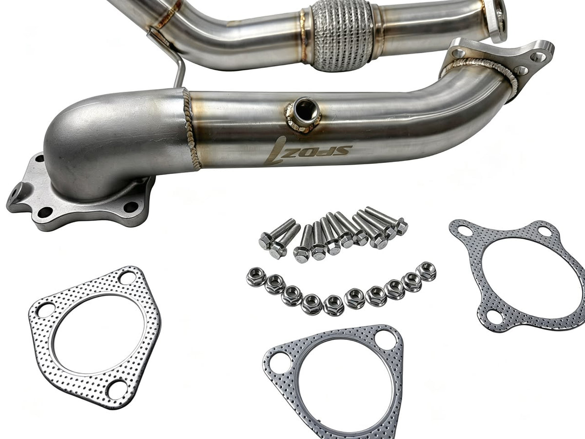 SPDZ1 2.75″ Catless Downpipe+Front Pipe For Honda Civic 1.5t Turbo EX LX SI 2016-2022 ***PREORDER ITEM, NEXT DELIVERY EARLY NOVEMBER 2026***