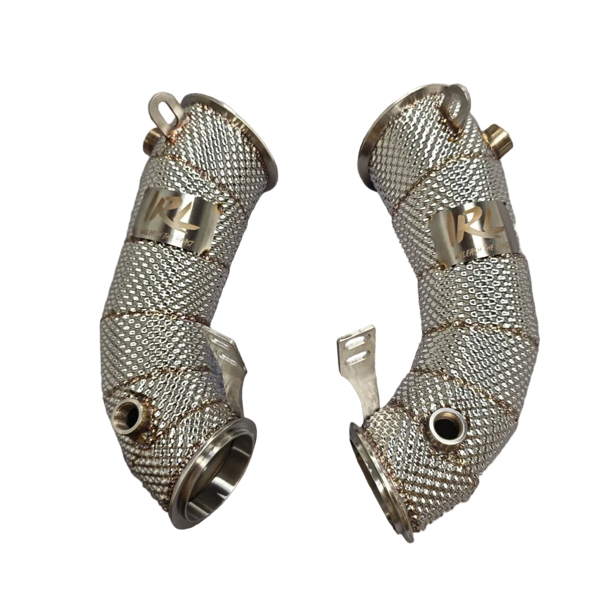 F90 M5 M8 Primary Downpipes by IRL LLC