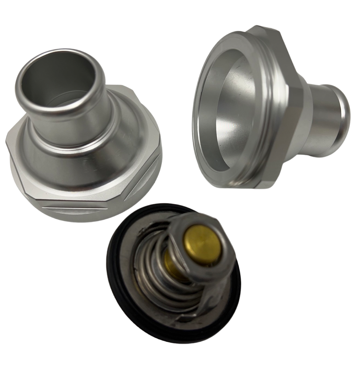 K Series K20 K24 In Line Thermostat Housing w/ T-Stat For Acura Honda RSX Civic