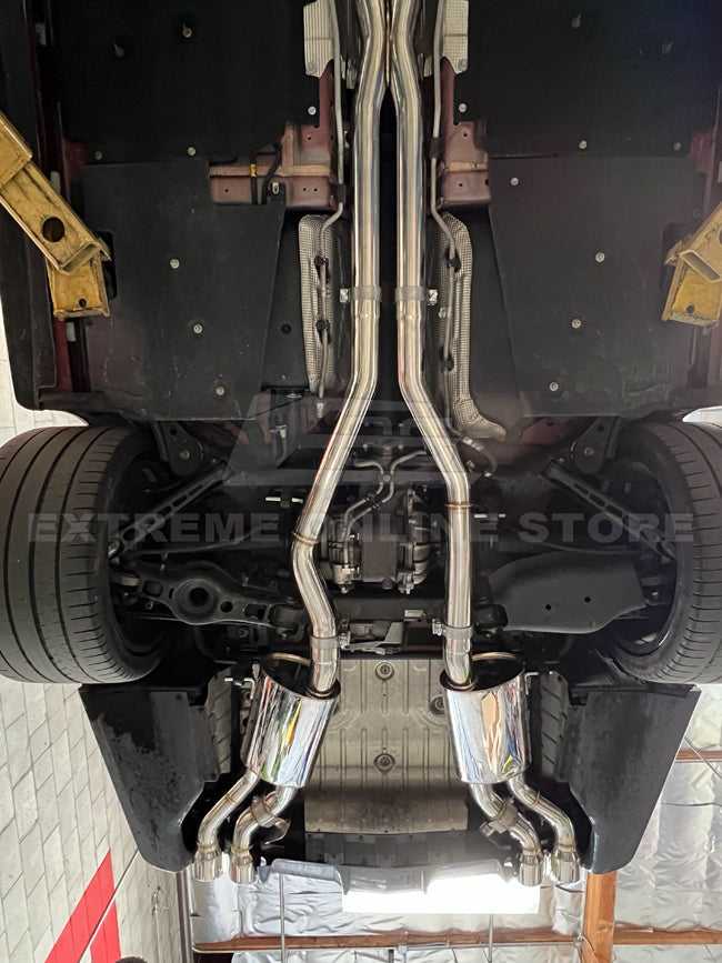 2016-2019 Cadillac CTS-V Muffler Resonated Cat Back Exhaust
