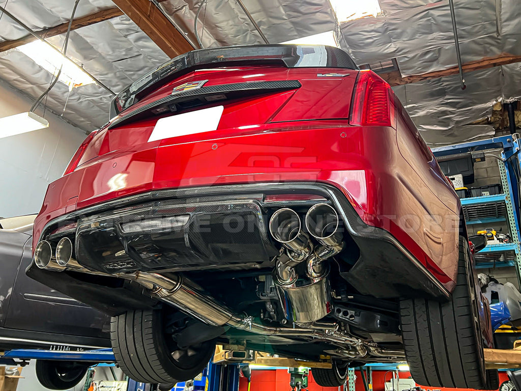 2016-2019 Cadillac CTS-V Muffler Resonated Cat Back Exhaust