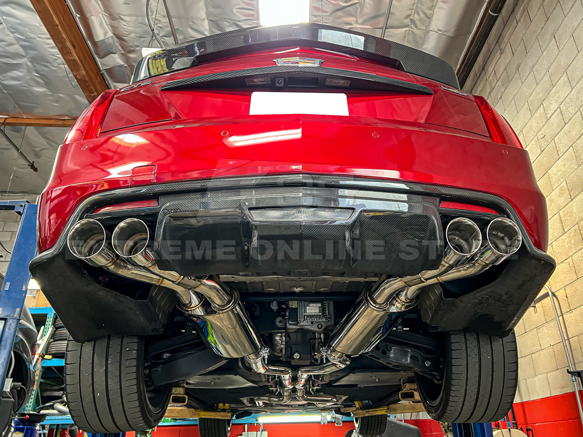 2016-2019 Cadillac CTS-V Muffler Resonated Cat Back Exhaust