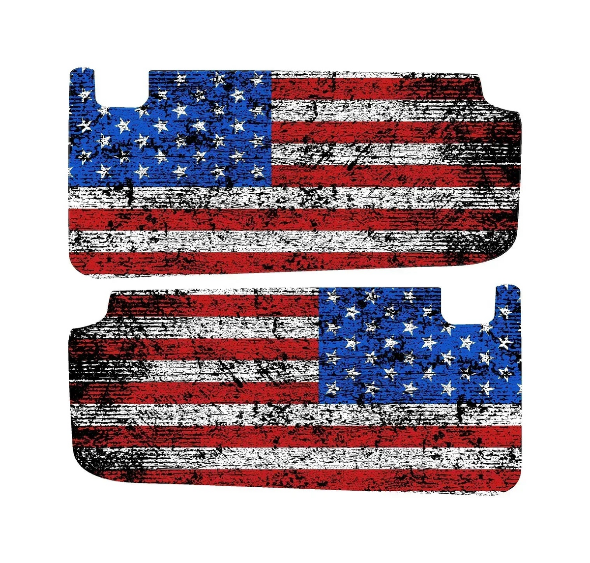 Freedom Series Sun Visor Overlays - 2018+ Wrangler JL / Gladiator JT