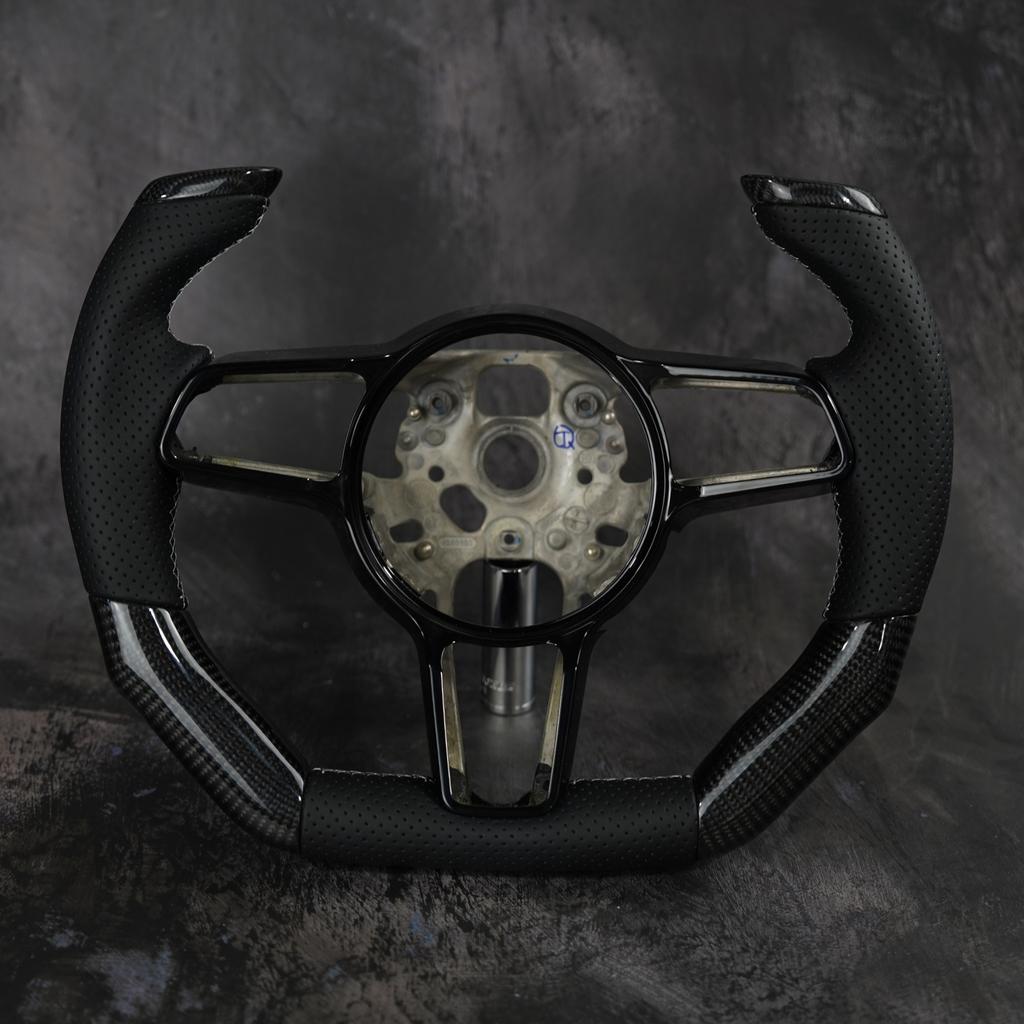 2014-2020 Porsche 911 (991.2) / GT3/GT3RS(991) / 718 Boxster/Cayman (982) / Cayenne (958.2) / Panamera (971) / Macan(95B)  |  Custom Steering Wheel by Exclusive Steering