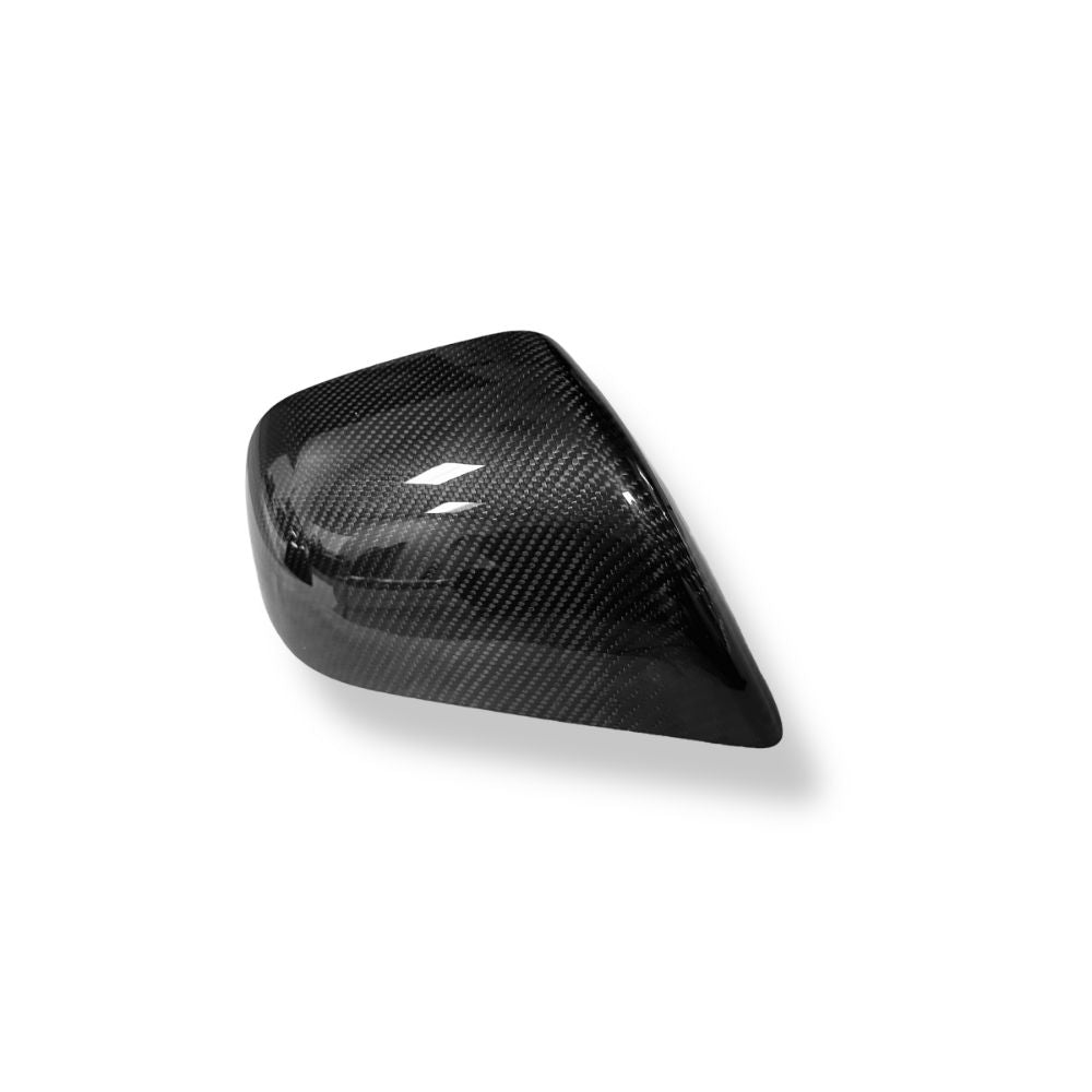 Tesla Model S & 3 & Y Carbon Fiber Mirror Caps | Palenon Performance