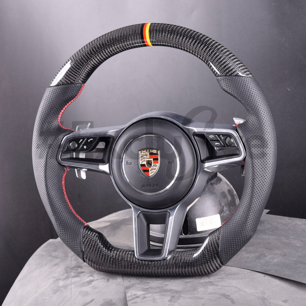 2014-2020 Porsche 911 (991.2) / GT3/GT3RS(991) / 718 Boxster/Cayman (982) / Cayenne (958.2) / Panamera (971) / Macan(95B)  |  Custom Steering Wheel by Exclusive Steering