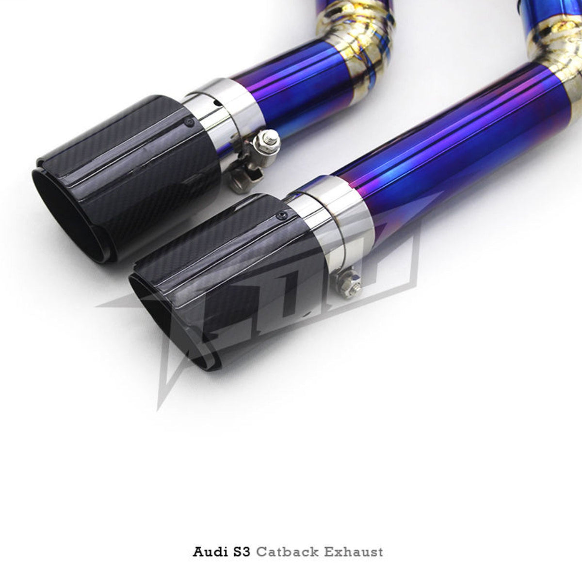 Titanium Valved Catback Exhaust System for Audi S3 2.0T