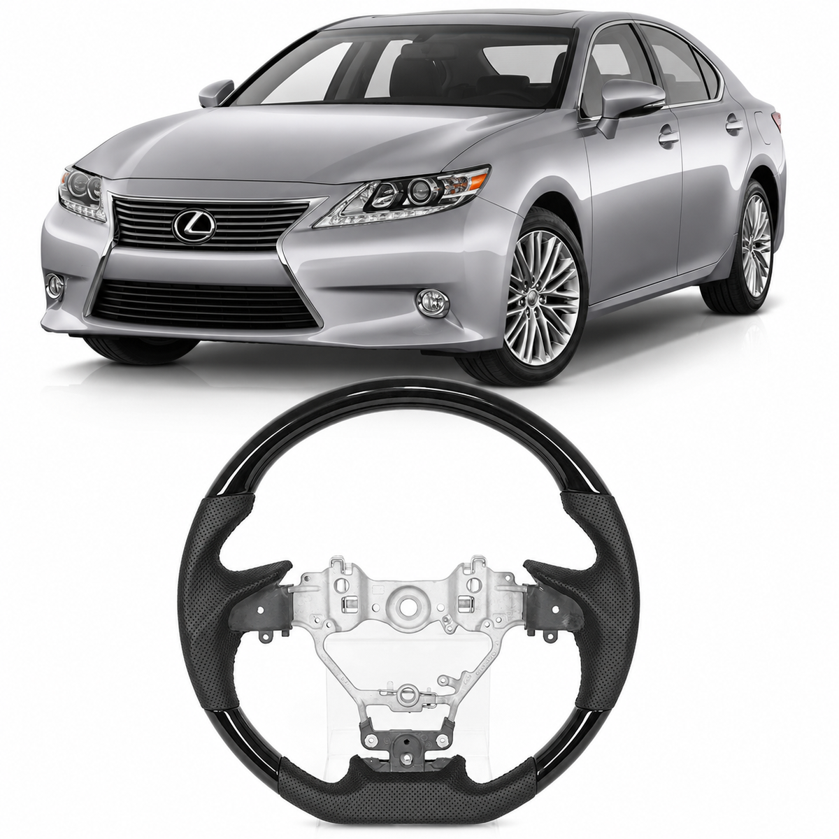 Piano Black Steering Wheel for Lexus ES/GS 2012-2020