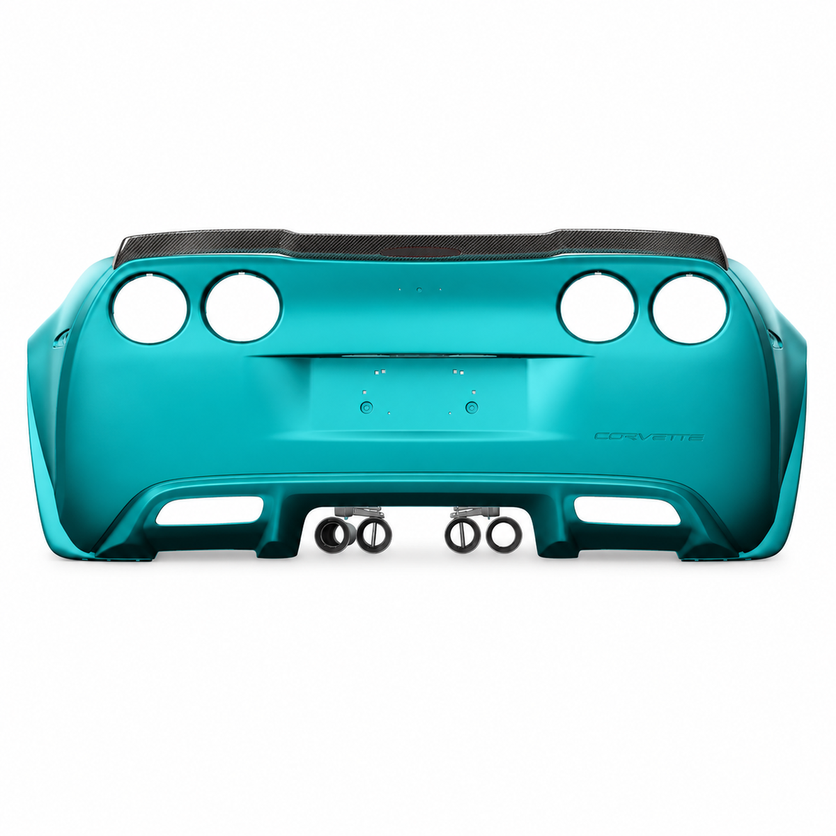 Dry Carbon Fiber Rear Spoiler for Chevrolet Corvette C6