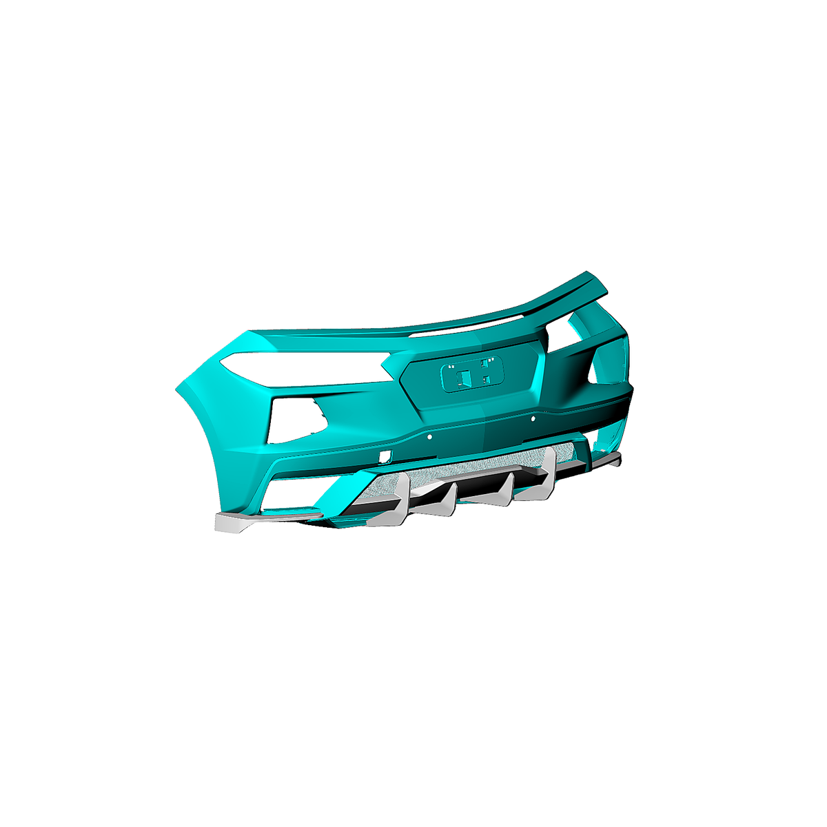Dry Carbon Fiber Rear Bumper Diffuser for Chevrolet Corvette C8