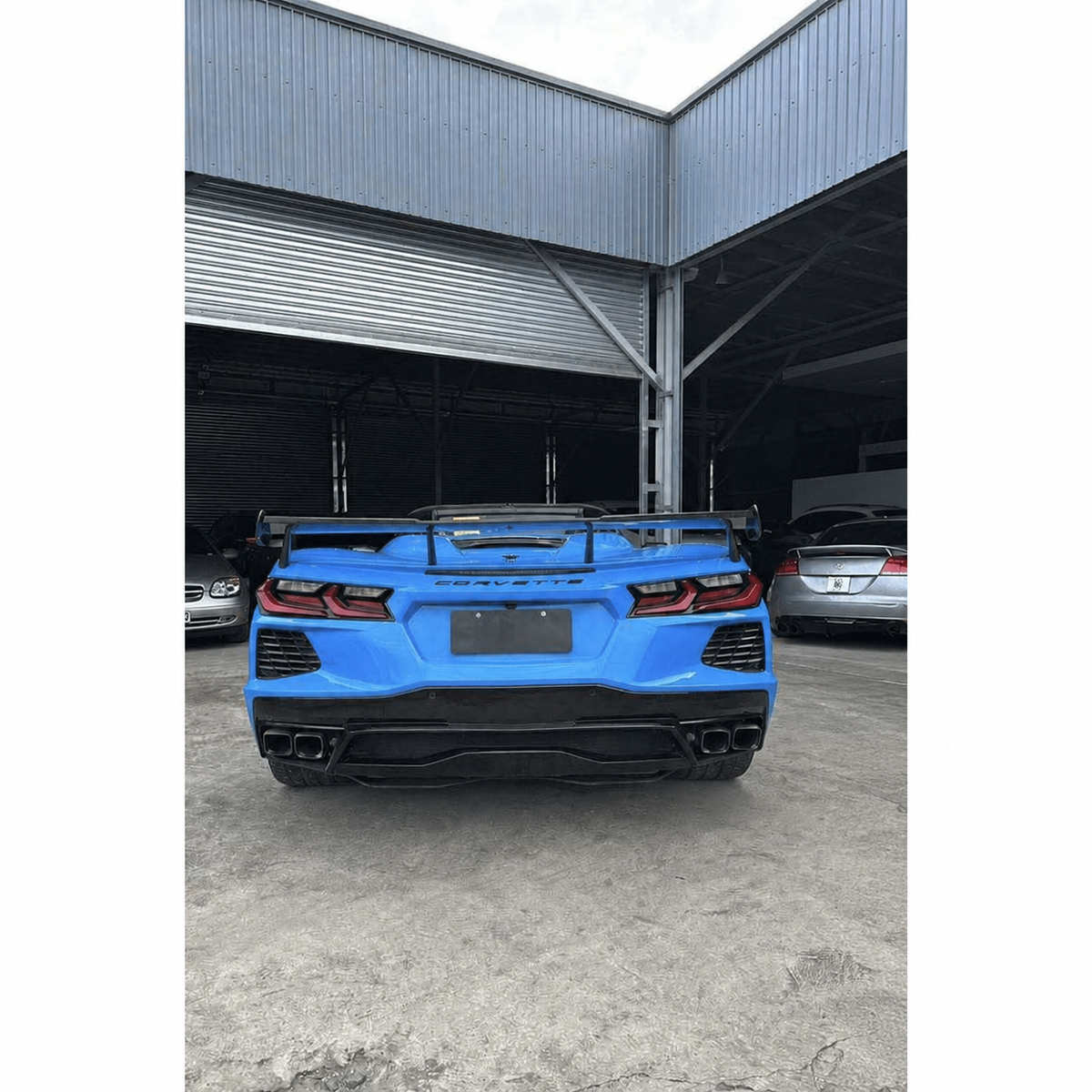 Dry Carbon Fiber Rear Spoiler Tail Wing for Chevrolet Corvette C8